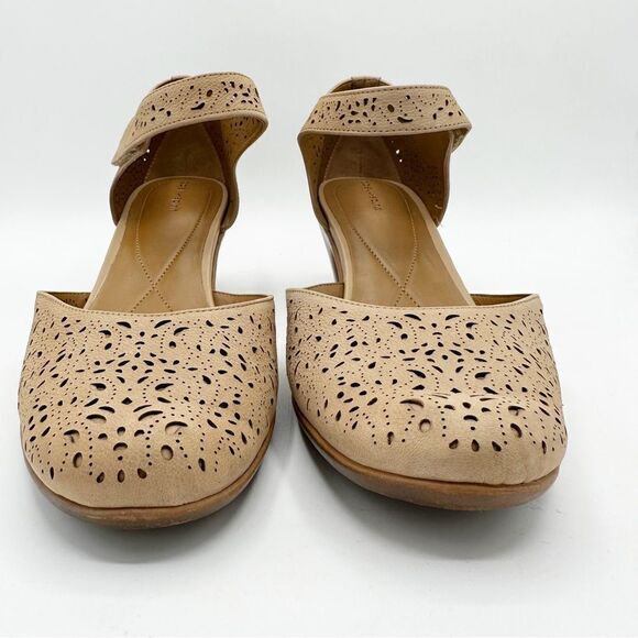 Easy Spirit Cindie Mary Jane Heels Taupe Size 12 Wide - Picture 8 of 14